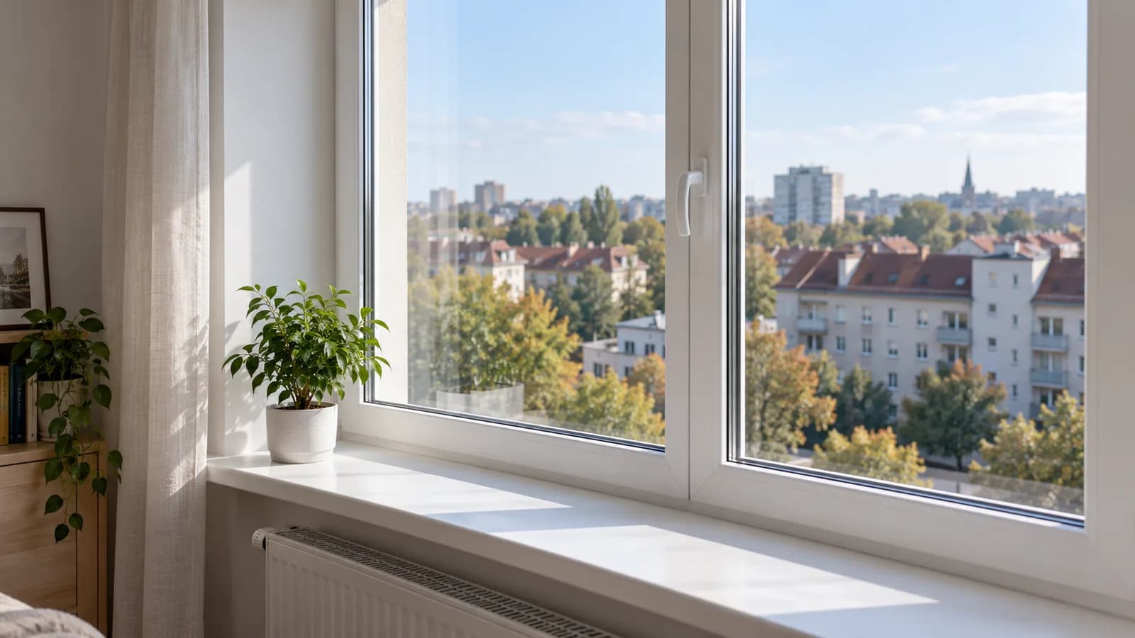 Пластиковое окно с многослойным стеклопакетом